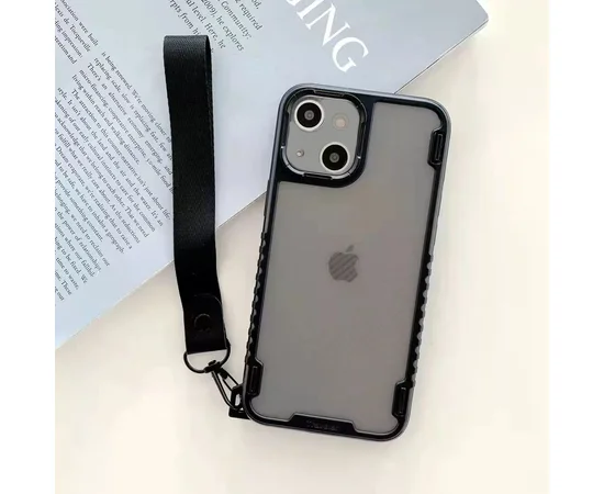 Чехол TPU+PC TRAVEL Carbon для Apple iPhone 13 mini (5.4") Черный