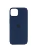 Чехол Silicone case (AAA) full with Magsafe and Animation для Apple iPhone 13 mini (5.4") Синий / Abyss Blue