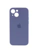 Чехол Silicone Case Full Camera Protective (AA) для Apple iPhone 13 mini (5.4") Серый / Lavender Gray