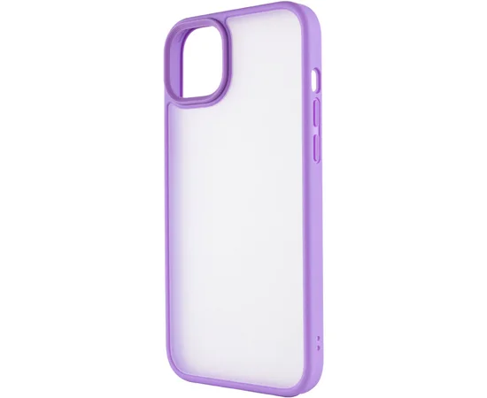 TPU+PC чехол Metal Buttons для Apple iPhone 13 mini (5.4") Сиреневый