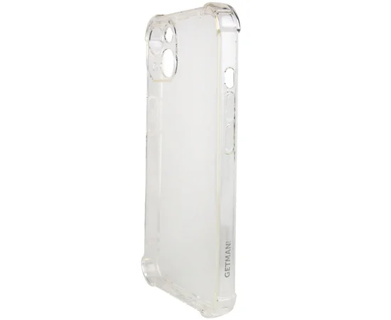 TPU чохол GETMAN Ease logo посилені кути для Apple iPhone 13 mini (5.4 ") Безбарвний (прозорий)