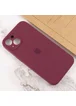 Чехол Silicone Case Full Camera Protective (AA) для Apple iPhone 13 mini (5.4") Бордовый / Plum