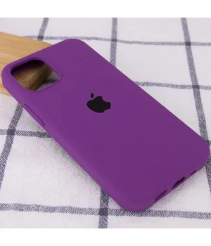 Чехол Silicone Case Full Protective (AA) для Apple iPhone 13 mini (5.4") Фиолетовый / Grape
