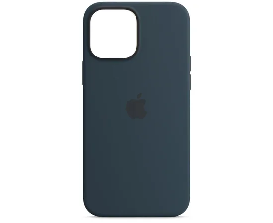 Чехол Silicone case (AAA) full with Magsafe для Apple iPhone 13 mini (5.4") Синий / Abyss Blue