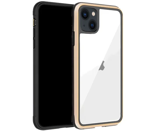 Чехол PC+TPU+Metal K-DOO Ares для Apple iPhone 13 mini (5.4") Золотой