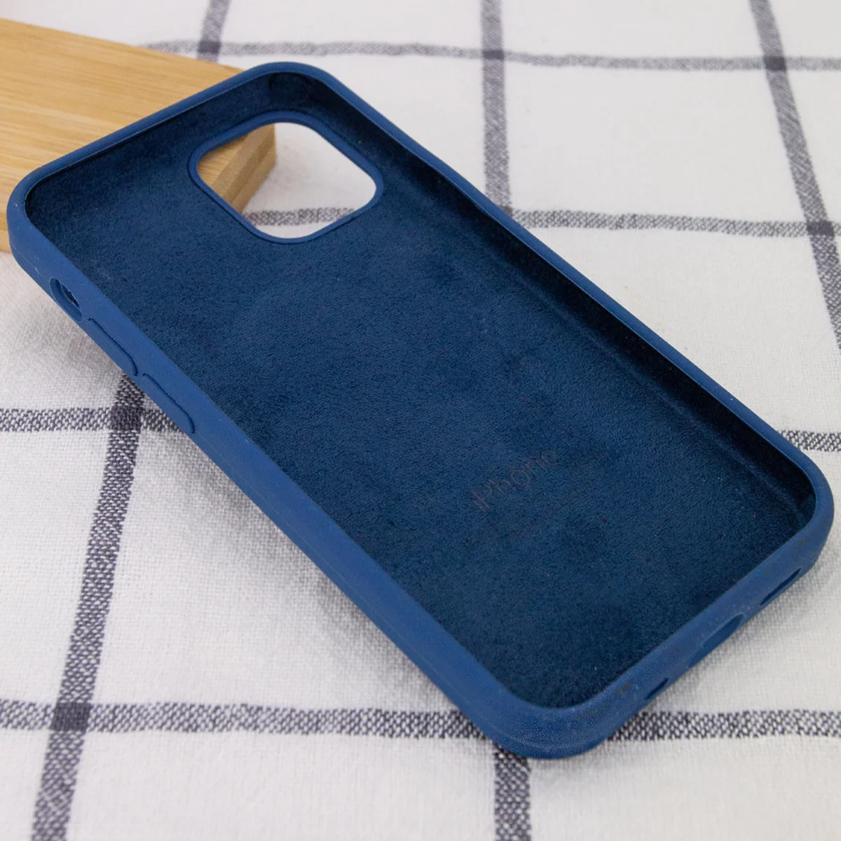 Чехол Silicone Case Full Protective (AA) для Apple iPhone 13 mini (5.4") Синий / Navy Blue