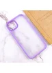 TPU+PC чехол Metal Buttons для Apple iPhone 13 mini (5.4") Сиреневый