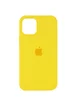 Чехол Silicone Case Full Protective (AA) для Apple iPhone 13 mini (5.4") Желтый / Neon Yellow