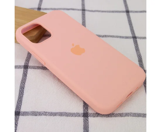 Чехол Silicone Case Full Protective (AA) для Apple iPhone 13 mini (5.4") Оранжевый / Grapefruit