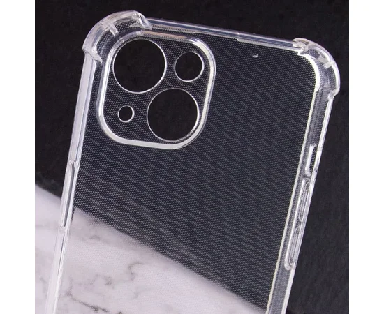 TPU чохол GETMAN Ease logo посилені кути для Apple iPhone 13 mini (5.4 ") Безбарвний (прозорий)