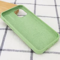 Чехол Silicone Case Full Protective (AA) для Apple iPhone 13 mini (5.4") Мятный / Mint