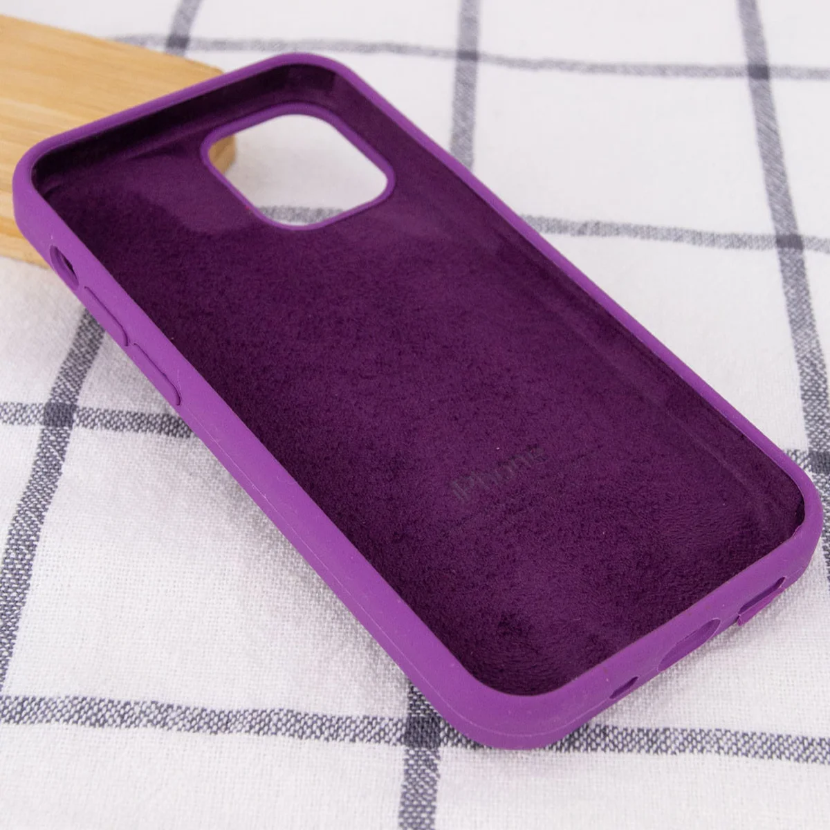 Чехол Silicone Case Full Protective (AA) для Apple iPhone 13 mini (5.4") Фиолетовый / Grape