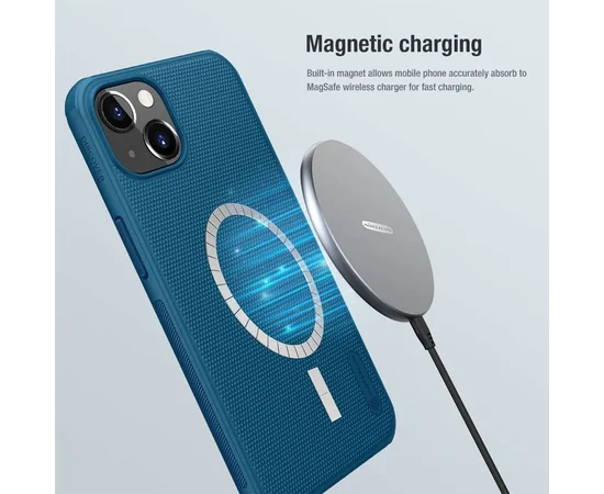 Чехол Nillkin Matte Magnetic Pro для Apple iPhone 13 mini (5.4") Синий / Blue