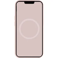 Чехол Silicone case (AAA) full with Magsafe and Animation для Apple iPhone 13 mini (5.4") Розовый / Chalk Pink