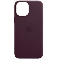 Кожаный чехол Leather Case (AAA) with MagSafe для Apple iPhone 13 mini (5.4") Dark Cherry