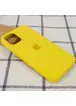 Чехол Silicone Case Full Protective (AA) для Apple iPhone 13 mini (5.4") Желтый / Neon Yellow