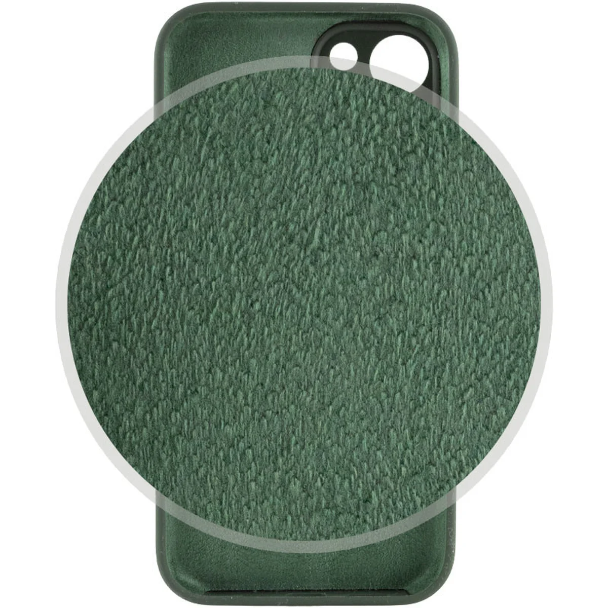 Чехол Silicone Case Full Camera Protective (AA) для Apple iPhone 13 mini (5.4") Зеленый / Cyprus Green