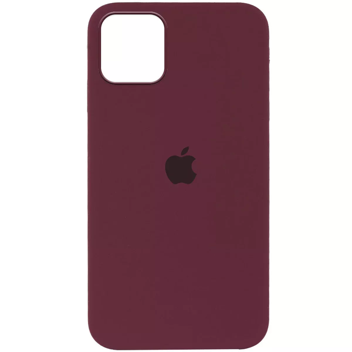 Чехол Silicone Case Full Protective (AA) для Apple iPhone 13 mini (5.4") Бордовый / Plum
