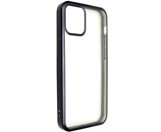 Прозорий силіконовий чохол глянсове окантування Full Camera для Apple iPhone 13 mini (5.4") Чорний