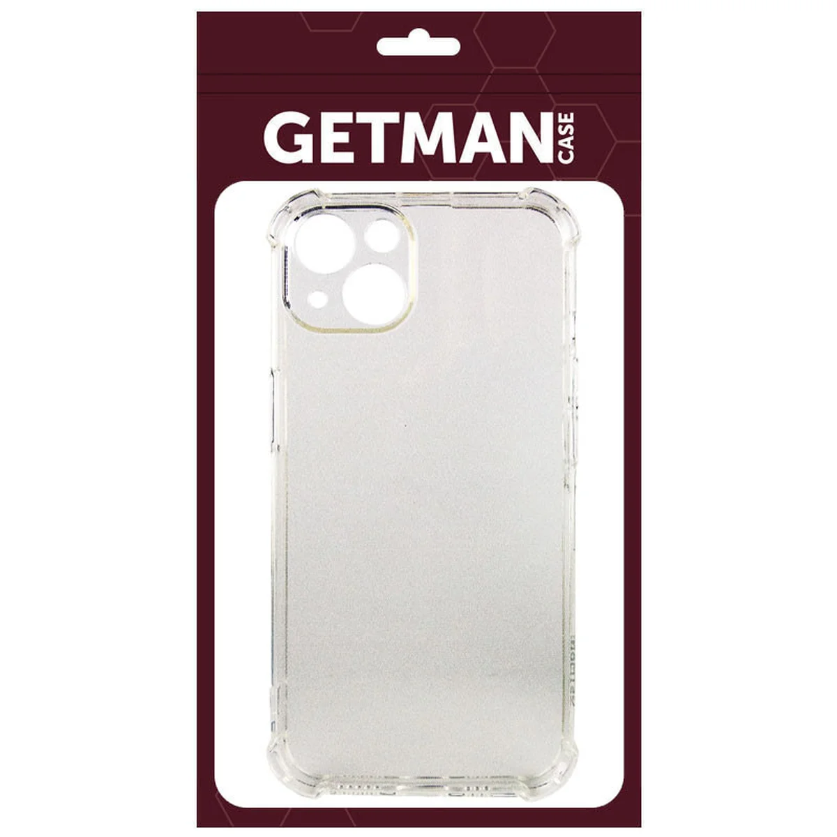 TPU чохол GETMAN Ease logo посилені кути для Apple iPhone 13 mini (5.4 ") Безбарвний (прозорий)