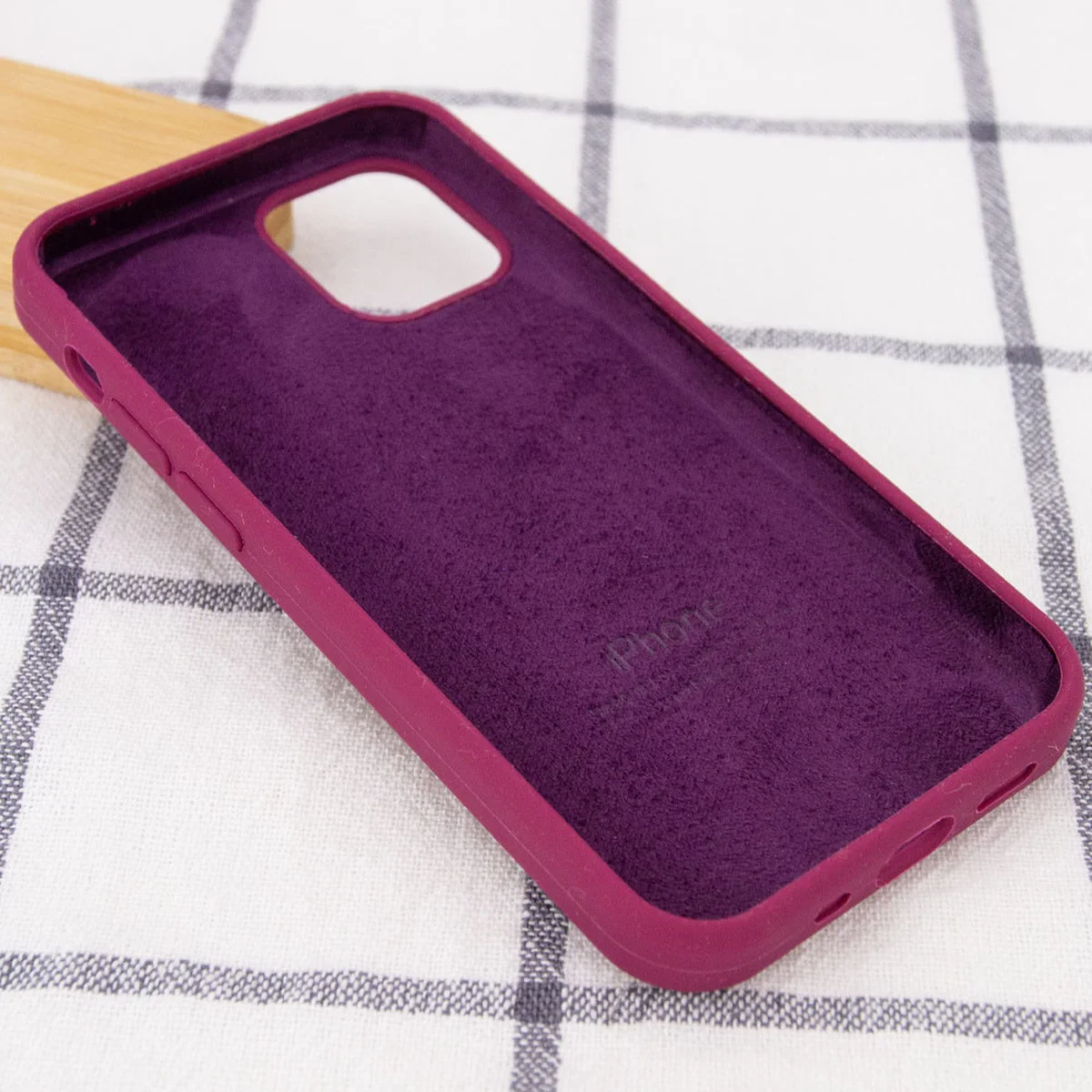 Чехол Silicone Case Full Protective (AA) для Apple iPhone 13 mini (5.4") Бордовый / Maroon