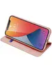 Чохол-книжка Dux Ducis з кишенею для візиток для Apple iPhone 13 mini (5.4") Rose Gold