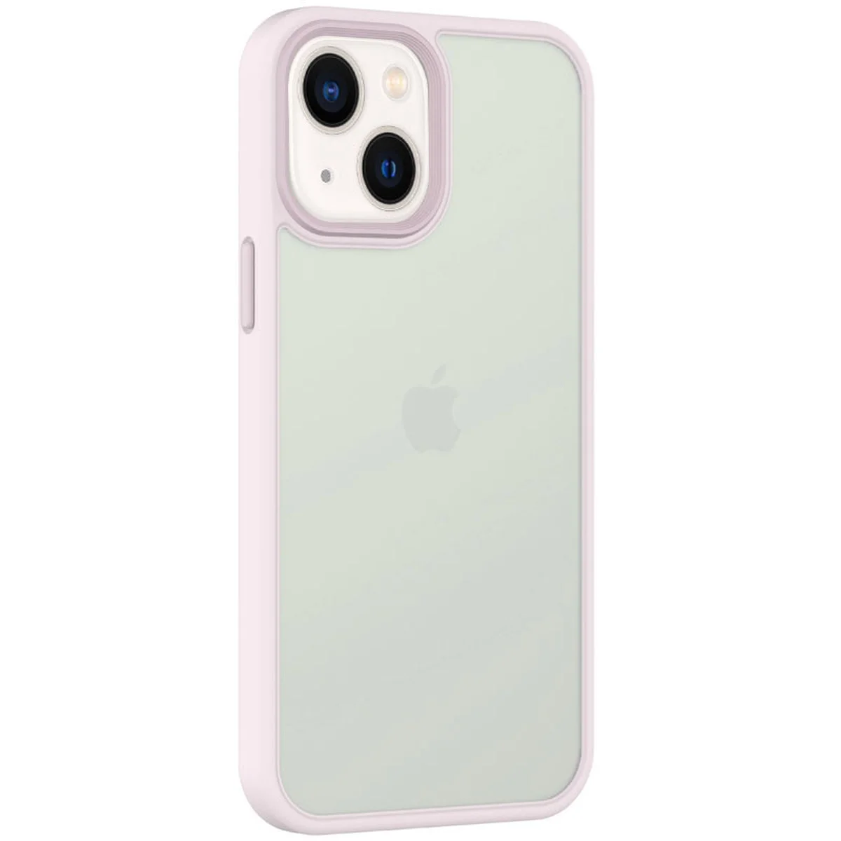 TPU+PC чохол Metal Buttons для Apple iPhone 13 mini (5.4") Рожевий