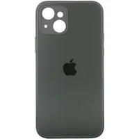 TPU+Glass чехол Matte Candy Full camera для Apple iPhone 13 mini (5.4") Зеленый