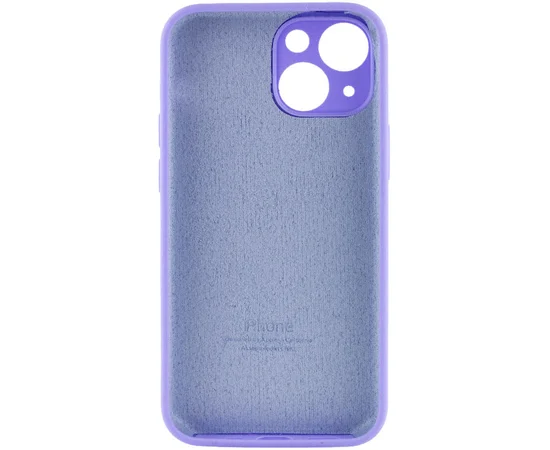 Чехол Silicone Case Full Camera Protective (AA) для Apple iPhone 13 mini (5.4") Сиреневый / Dasheen