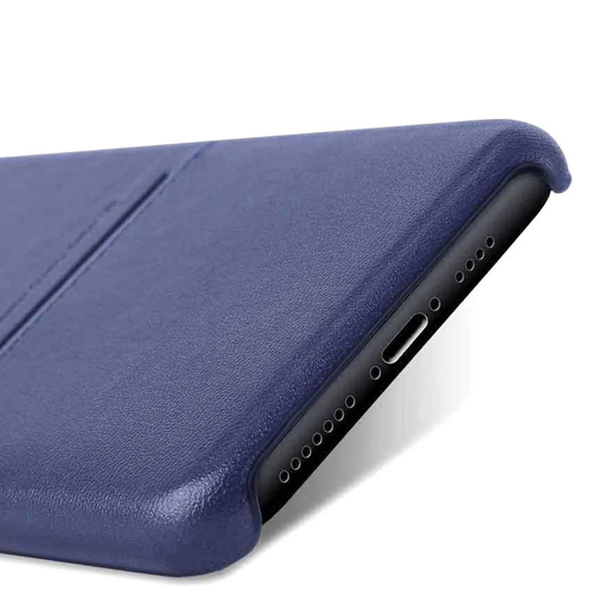 Шкіряна накладка G-Case Cardcool Series для Apple iPhone 13 mini (5.4") Синій