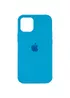 Чехол Silicone Case Full Protective (AA) для Apple iPhone 13 mini (5.4") Голубой / Blue