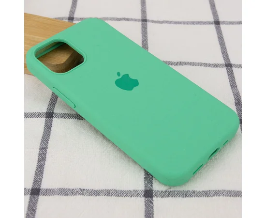 Чехол Silicone Case Full Protective (AA) для Apple iPhone 13 mini (5.4") Зеленый / Spearmint