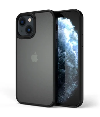 TPU+PC чехол Metal Buttons для Apple iPhone 13 mini (5.4") Черный
