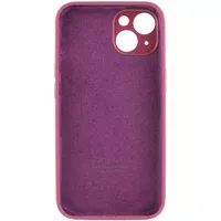 Чехол Silicone Case Full Camera Protective (AA) для Apple iPhone 13 mini (5.4") Бордовый / Plum