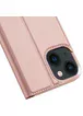 Чохол-книжка Dux Ducis з кишенею для візиток для Apple iPhone 13 mini (5.4") Rose Gold