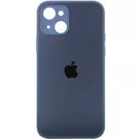 TPU+Glass чехол Matte Candy Full camera для Apple iPhone 13 mini (5.4") Синий