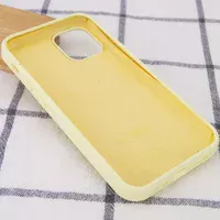Чехол Silicone Case Full Protective (AA) для Apple iPhone 13 mini (5.4") Желтый / Mellow Yellow