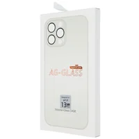 Чохол TPU+Glass Sapphire matte case для Apple iPhone 13 Pro Max (6.7") Pearly White