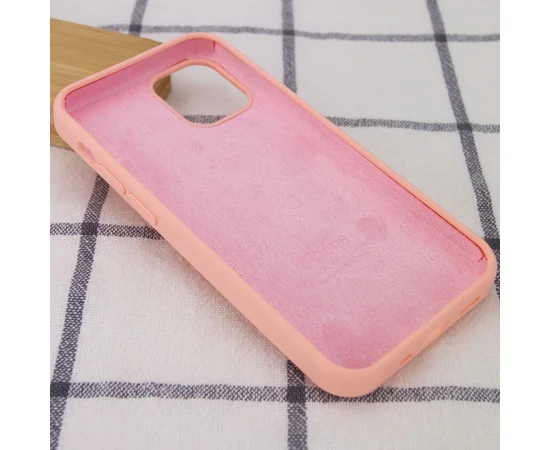 Чехол Silicone Case Full Protective (AA) для Apple iPhone 13 Pro Max (6.7") Оранжевый / Grapefruit