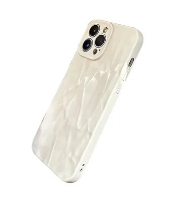 Чехол TPU Texture для Apple iPhone 13 Pro Max (6.7") White