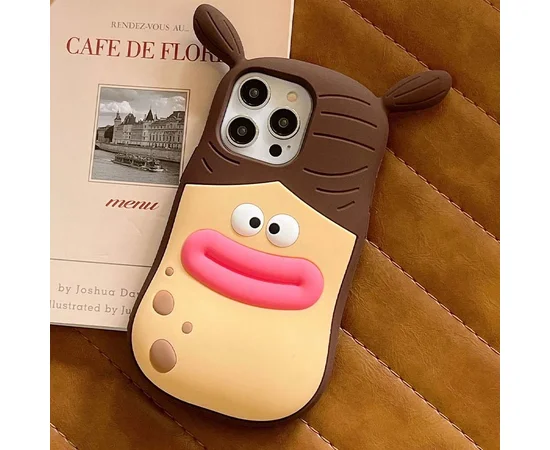 Силиконовый чехол Funny 3D для Apple iPhone 13 Pro Max (6.7") He