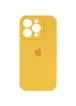 Чехол Silicone Case Full Camera Protective (AA) для Apple iPhone 13 Pro Max (6.7") Желтый / Sunflower