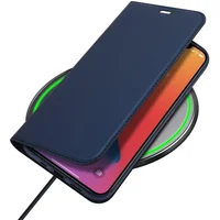 Чехол-книжка Dux Ducis с карманом для визиток для Apple iPhone 13 Pro Max (6.7") Синий
