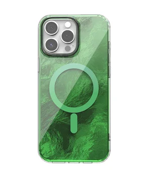 Чехол TPU Shiny Mountain (MagFit) для Apple iPhone 13 Pro Max (6.7") Green