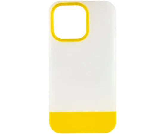 Чехол TPU+PC Bichromatic для Apple iPhone 13 Pro Max (6.7") Matte / Yellow