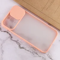Чехол Camshield mate TPU со шторкой для камеры для Apple iPhone 13 Pro Max (6.7") Розовый