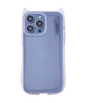 Чехол TPU Cat для Apple iPhone 13 Pro Max (6.7") Transparent