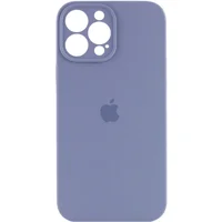 Чехол Silicone Case Full Camera Protective (AA) для Apple iPhone 13 Pro Max (6.7") Серый / Lavender Gray / PVH