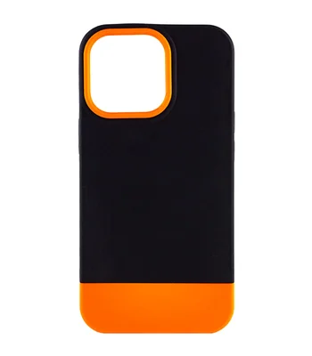 Чохол TPU+PC Bichromatic для Apple iPhone 13 Pro Max (6.7") Black / Orange