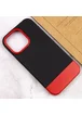 Чехол TPU+PC Bichromatic для Apple iPhone 13 Pro Max (6.7") Black / Red
